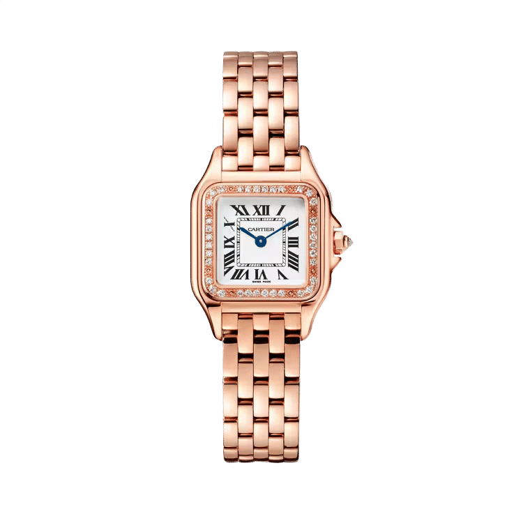 Cartier Panthère Small ref. WJPN0049 white dial rose gold case rose gold bracelet 30mm