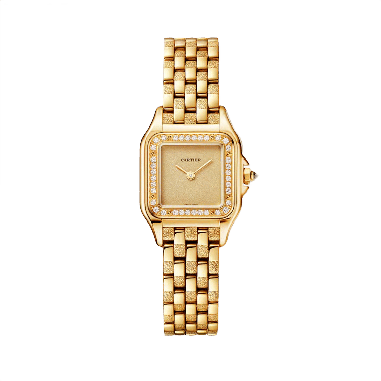 Cartier Panthère Small ref. WJPN0057 gold dial yellow gold case yellow gold bracelet 30mm