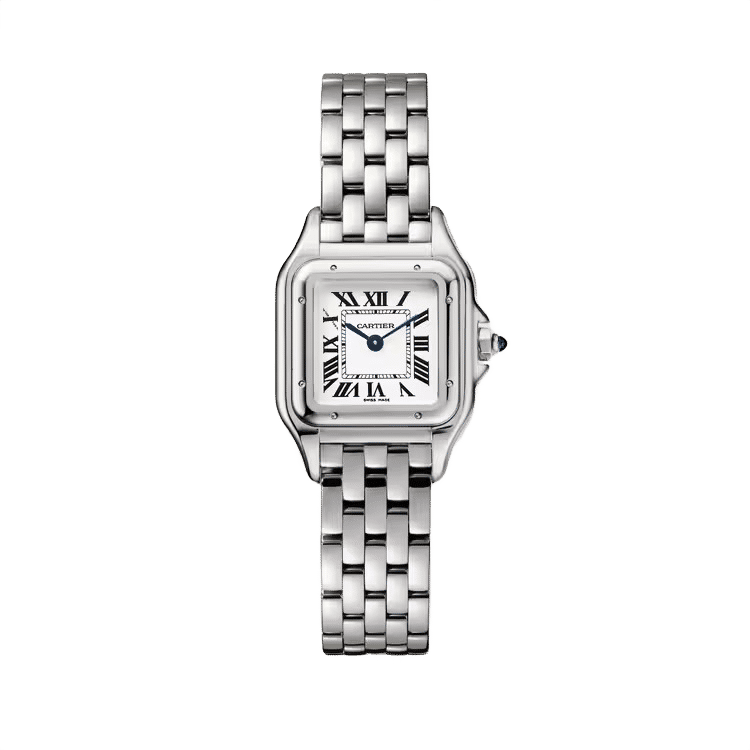 Cartier Panthère Small ref. WSPN0013 white dial steel case steel bracelet 30mm