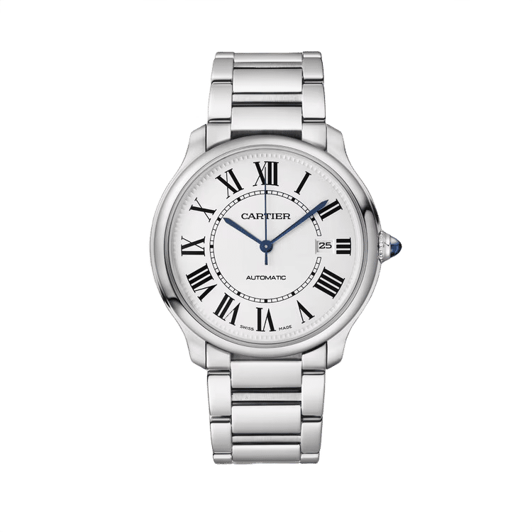 Cartier Ronde Must ref. WSRN0035 white dial steel case steel bracelet 40mm