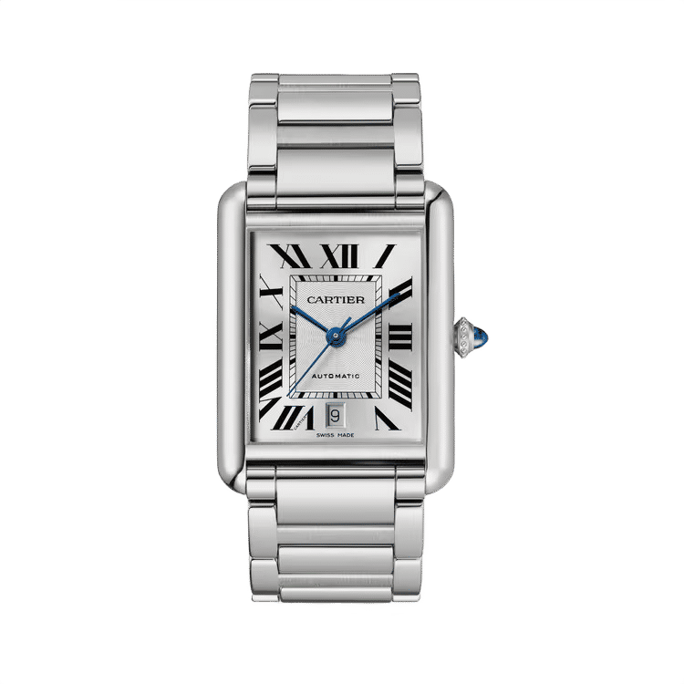 Cartier Tank Must ref. WSTA0053 silver dial steel case steel bracelet 31mm