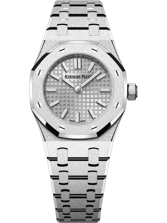 Audemars Piguet Royal Oak, 67630BC, Silver dial, White Gold case, White Gold bracelet, 23mm
